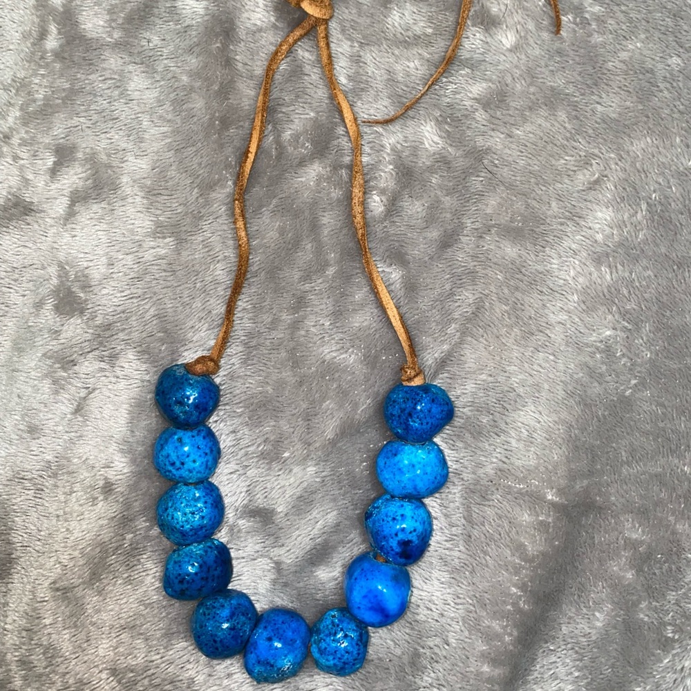 Vintage Chunky Genuine Stone Boho chakra Necklace